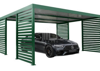 CarPort PREMIUM wiata samochodowa 5x5 dodatkowa zabudowa ID1176