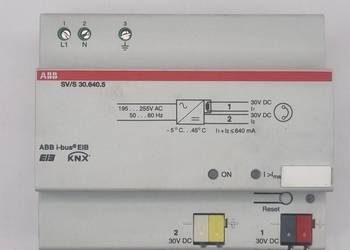 Zasilacz ABB i-bus KNX SV/S 30.640.5 30V DC 640 mA, używany