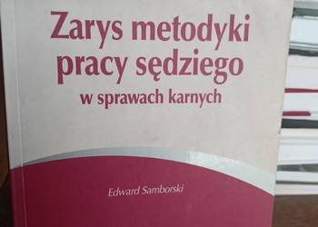 Zarys metodyki pracy sędziego książki wysyłka gratis Trójmiasto podręczniki