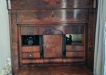 Zabytkowa Sekretera Biedermeier – Szlachetne Biurko Gabinetowe Antyk