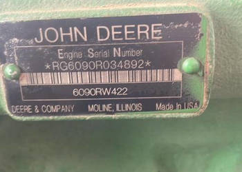 John Deere 6090RW422 - blok cylindrów wał głowica R542211