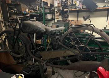 Rzadki motocykl Ardie RBU350 z silnikiem po remoncie