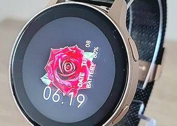 Smartwatch damski 1,27" TFT, puls, połączenia, powiadomienia, 2 paski.