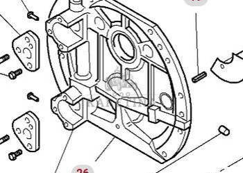 Massey Ferguson 7718S 7718 S 1804A DYNA 6 Pokrywa Przekładni Skrzyni Biegó…