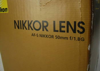 AF-S NIKKOR 1,8 / 50 mm G - box