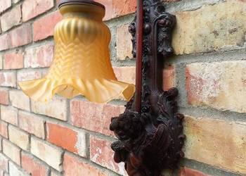 Kinkiet ścienny Lampka nocna ze szklanym kloszem (535)