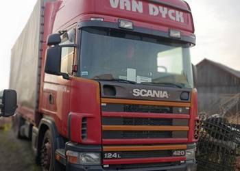 Scania 124L 420km 3 osie winda Webasto 18 europalet