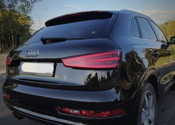 Audi Q3 2.0, 220 KM, automat tiptronic, benzyna, czarna perła