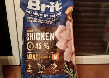 15kg karma sucha BRIT z kurczakiem Medium. Zabawka GRATIS!