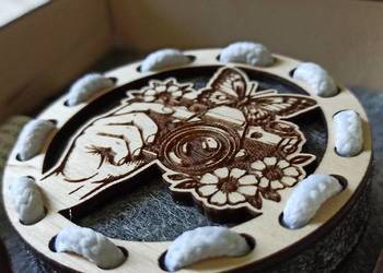 Drewniana Zawieszka Zapachowa do Samochodu | PERSONALIZOWANA | WIELORAZOWA