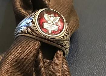 KOLEKCJONERSKI sygnet pułkowy* 42 pp Białystok
