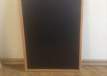 Tablica kredowa 60 x 40cm w drewnianej ramie do pisania kredą lub markerem