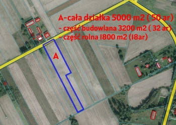 Działka rolno-budowalana Brzostówka g. Serniki 50a