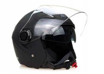 Kask motocyklowy otwarty Naxa S21/czarny Mat M
