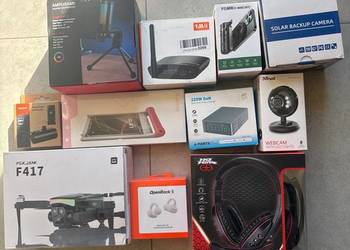 MEGA BOX Elektronika Nowa! Dron, Gaming, GaN, Słuchawki | OKAZJA