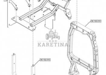 New Holland T6070 Wspornik 48118078