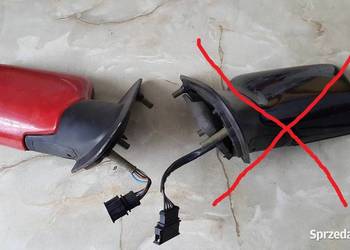 Lusterko elektryczne Golf3  ,prawe ,czerwone wysyłka!