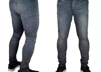 Jeansy Levi's Skinny Taper męskie szare nowe oryg. Levis W36/L32