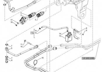 New Holland T6010 T6090 T6070 Rurka 48058334