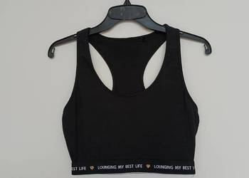 Czarny top sportowy George • Nowy bez metki • Elastyczny