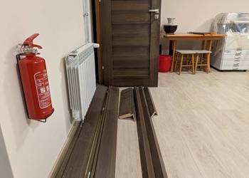 Drzwi z podcięciem Windoor Trame 80 lewe orzech north