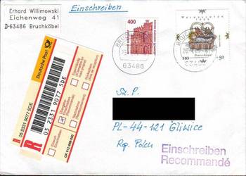 Kop. z koresp. Filat. RFN - Polska   2001