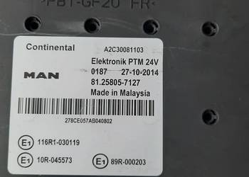 Kaseta Sterownik PTM 81.25805-7127 MAN TGX