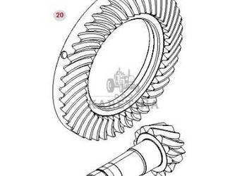 Fendt Vario 1038 1042 1046 1050 GEN 3 Atak Koło Koronowe Wałek Zębaty 5301…