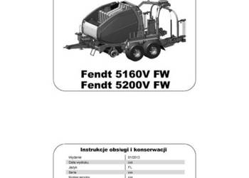 Instrukcja obsługi Fendt 5160V FW  Fendt 5200V FW