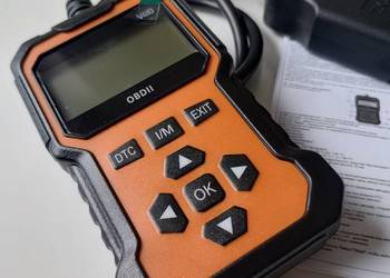 Tester Skaner Diagnostyczny OBD2– Menu PL Kasowanie Błędów DTC Live Data