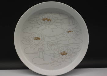 Patera / misa Rosenthal z liliami wodnymi