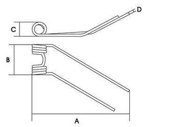 Palec zgrabiarki VLH7029