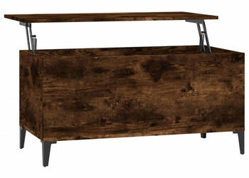 Stolik kawowy przydymiony dąb 90x445x45 cm WM-819593
