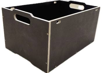 Drewniana skrzynka ze sklejki drewnianej (nakładana jedna na drugą)