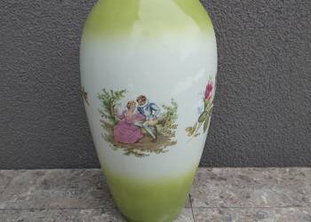 nr12 Duży wazon Chodzież Miłość wiedeńska  31,5cm porcelit