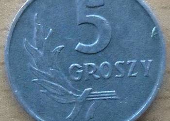 POLSKA-5 GROSZY-1961 r-AL-bz.-