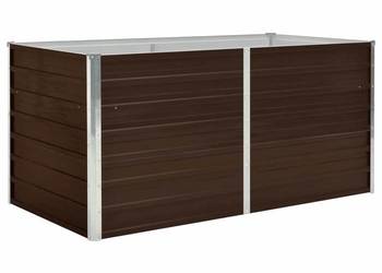 vidaXL Donica do podniesionej grządki, brązowa(SKU:45709)