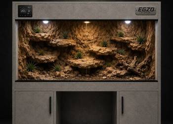 Terrarium hodowlane dla agamy brodatej gekona lamparciego