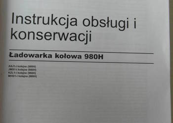 dtr instrukcja obsługi ładowarka caterpillar 980h i inne