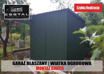 14 Garaż Blaszany|Blaszane|Wiata|Ogrodowa|Magazyn|Schowek|Hala| - ESSTAL