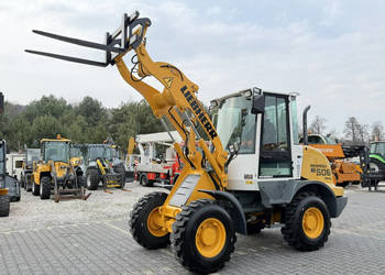 mała kołowa Liebherr L 506 STEREO Szybkozłącze / Łyżka Krokodyl + Widły Wa…