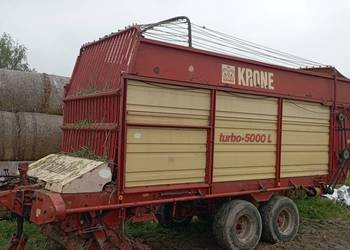 Krone turbo 5000l przyczepa samozbierająca objętościowa