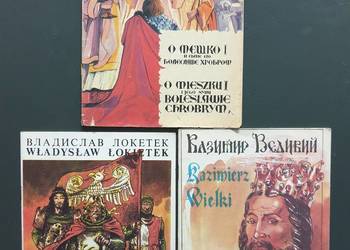 Początki Państwa Polskiego - 3 dwujęzyczne komiksy, jęz. ros