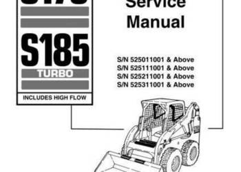Bobcat S 175, S 185 instrukcja napraw wysyłka ! Bobcat S 175, S 185 instrukcja napraw wysyłka !