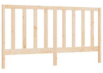 Wezgłowie łóżka 206x4x100 cm lite drewno sosnowe WM-817710