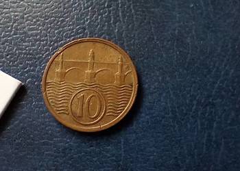 Stare monety 10 halerzy 1923 Czechosłowacja