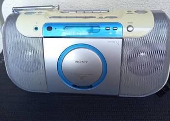 SONY CFD-S100L Retro radiomagnetofon kasetowy z odtwarzaczem CD  Super stan