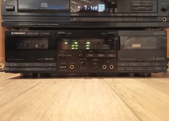Magnetofon deck Pioneer plus CD sherwood retro vintage