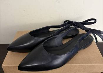 Skórzane baleriny wiązane Alohas Ribbon