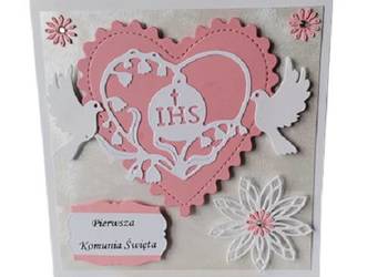 Kartki Pamiątka Komunii Świętej K4 Dziewczynka Wzór 5